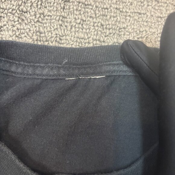 Liquid Blue Shirt Black Crewneck Scary Clowns Trashec Boxy Cutoff Cropped 2011 - Picture 13 of 14